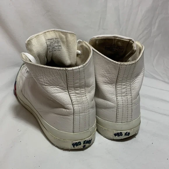 Rare Authentic Vintage 💯% Leather Pro Keds Royal-blue tips - Picture 4 of 7